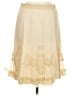 Poleci 100% Nylon Gold Ivory Formal Skirt Size 6 - photo 1