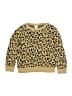 Crewcuts Outlet 100% Cotton Animal Print Gold Pullover Sweater Size 6 - 7 - photo 1