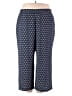 Terra & Sky 100% Polyester Print Blue Casual Pants Size 2X - photo 1
