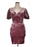 Guess Burgundy Pink Cocktail Dress Size 10 - photo 1