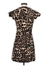 TCEC 100% Polyester Animal Print Brown Cocktail Dress Size S - photo 2