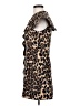 TCEC 100% Polyester Animal Print Brown Cocktail Dress Size S - photo 5