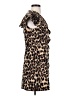 TCEC 100% Polyester Animal Print Brown Cocktail Dress Size S - photo 4