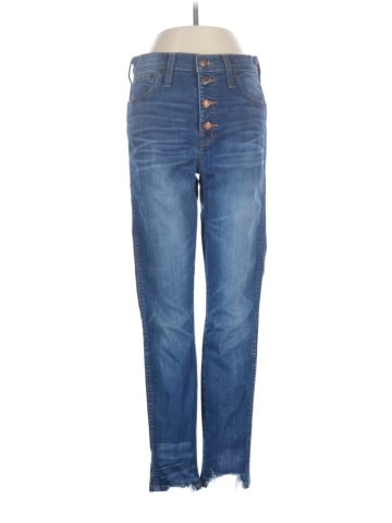 Madewell 10" High-Rise Skinny Jeans: Chewed-Hem Edition (view 1)