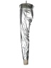 Jump Metallic Silver Casual Pants Size L - photo 5