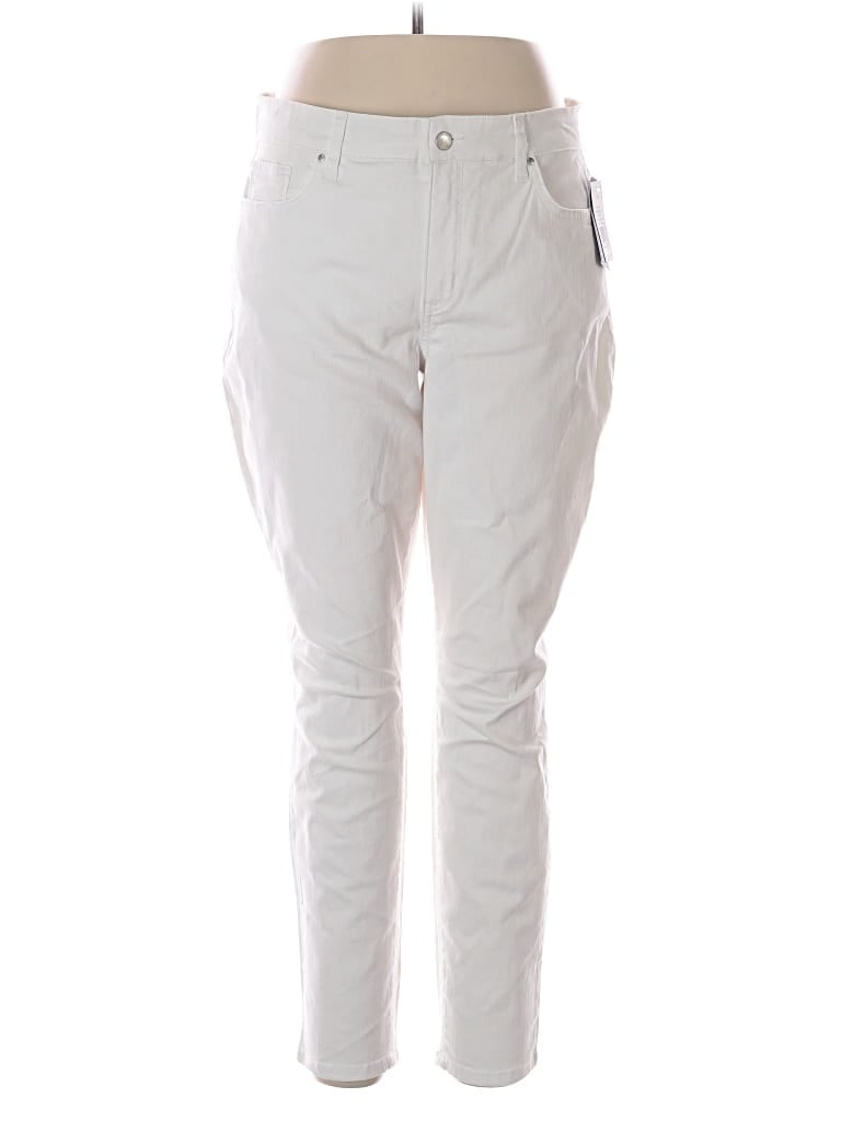 Pre-owned Crown & Ivy Jeans In Ivory