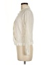 Mango 100% Viscose Ivory Long Sleeve Blouse Size 6 - photo 5