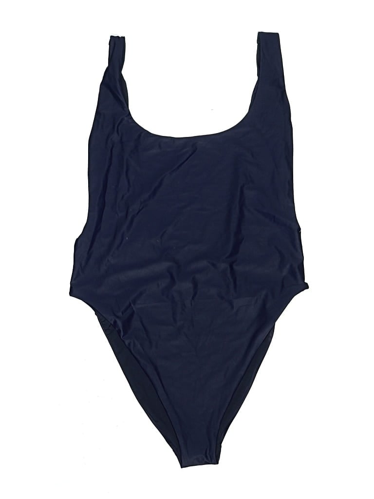Pre-owned Aerie One Piece Swimsuit In Blue