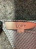 Ann Taylor LOFT 100% Polyester Gray Long Sleeve Blouse Size S - photo 7