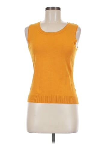 August Silk Sleeveless T-Shirt (view 1)
