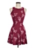 Mudd Hearts Burgundy Cocktail Dress Size XS - photo 1