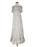 Moda International Metallic Silver Casual Dress Size S - photo 1
