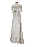Moda International Metallic Silver Casual Dress Size S - photo 2
