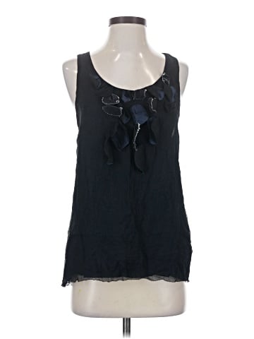 7 For All Mankind Sleeveless Silk Top (view 1)