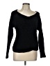 Amaryllis 100% Polyester Black Pullover Sweater Size L - photo 1