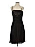 Chetta B Stripes Black Cocktail Dress Size 4 - photo 1
