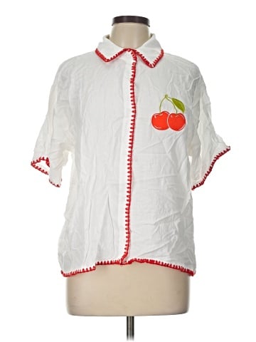 Betsey Johnson Short Sleeve Blouse (view 1)