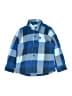 Quiksilver Plaid Blue Long Sleeve Button-Down Shirt Size 4 - photo 1