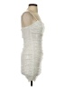 Hello Molly Metallic Silver Cocktail Dress Size 4 - photo 4