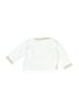 Mini Mioche 100% Cotton Ivory Long Sleeve Onesie Size 0-3 mo - photo 2