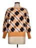 Free Assembly Argyle Orange Pullover Sweater Size L - photo 1