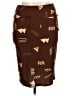 Lularoe Graphic Brown Casual Skirt Size XL - photo 1