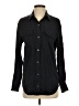 Equipment 100% Viscose Stripes Black Long Sleeve Button-Down Shirt Size XS - photo 1