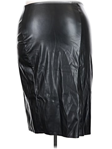 Boohoo Faux Leather Skirt (view 2)