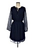 Daniel Rainn Polka Dots Blue Casual Dress Size M - photo 1