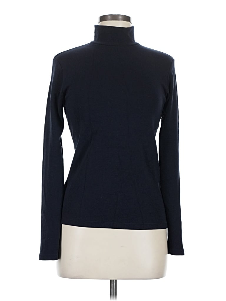 Pre-owned Uniqlo Turtleneck Sweater In Blue