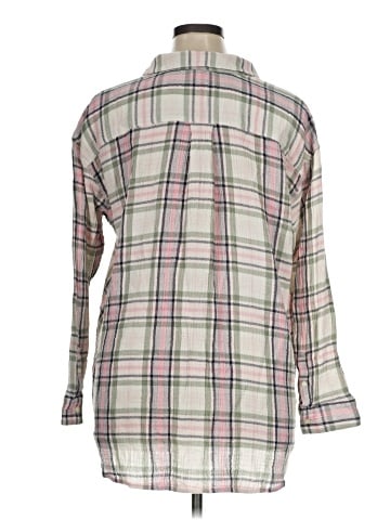 Caslon 3/4 Sleeve Button-Down Shirt (view 2)