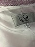 Le Suit 100% Polyester Houndstooth Pink Blazer Size 8 Petite - photo 6