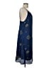 Réalisation 100% Silk Blue Casual Dress Size L - photo 4