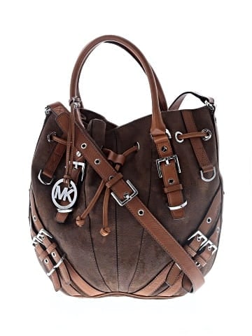 MICHAEL Michael Kors Leather Bucket Bag (view 1)
