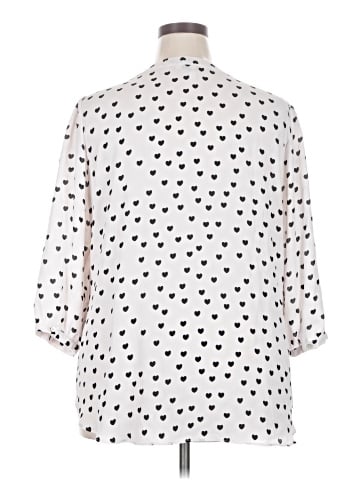 Rose + Olive 3/4 Sleeve Blouse (view 2)