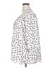 Rose + Olive 100% Polyester Polka Dots White 3/4 Sleeve Blouse Size 2X - photo 5