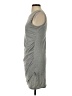 Nine West Solid Gray Casual Dress Size S - photo 5