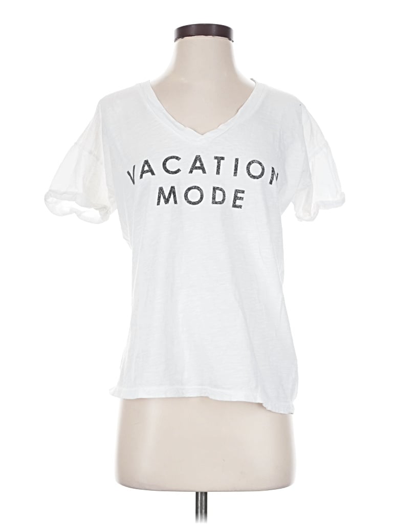 Pre-owned Retro Brand Short Sleeve T-shirt In White