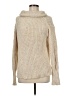 Point Sur Tweed Tan Turtleneck Sweater Size M - photo 1