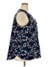 Croft & Barrow 100% Polyester Blue Sleeveless Blouse Size 2X - photo 4