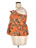 Torrid Orange Sleeveless Blouse Size 2X Plus (2) - photo 5