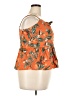Torrid Orange Sleeveless Blouse Size 2X Plus (2) - photo 4