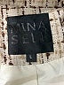Mina Self 100% Polyester Tweed Ivory Blazer Size L - photo 6