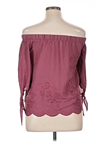 Xhilaration 3/4 Sleeve Blouse (view 2)