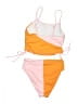 Unbranded Color Block Orange Two Piece Swimsuit Size S - photo 2