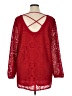ING Red 3/4 Sleeve Top Size 1X - photo 2