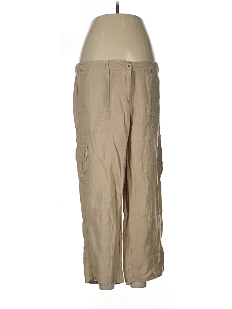 Pre-owned Tommy Bahama Linen Pants In Tan
