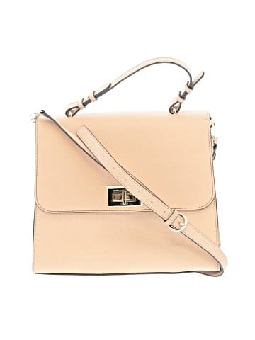 Karl Lagerfeld Paris Leather Satchel (view 1)