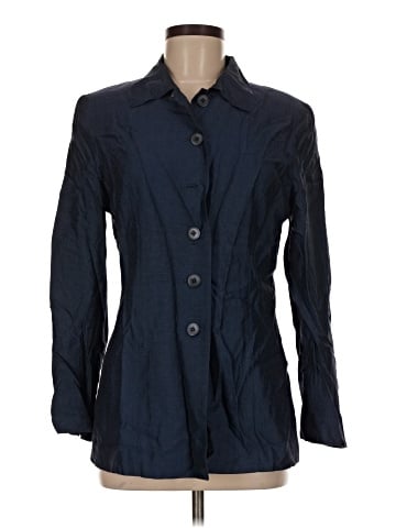 Kasper A.S.L. 3/4 Sleeve Button-Down Shirt (view 1)