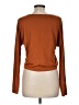 JoyLab Brown Long Sleeve Top Size M - photo 2